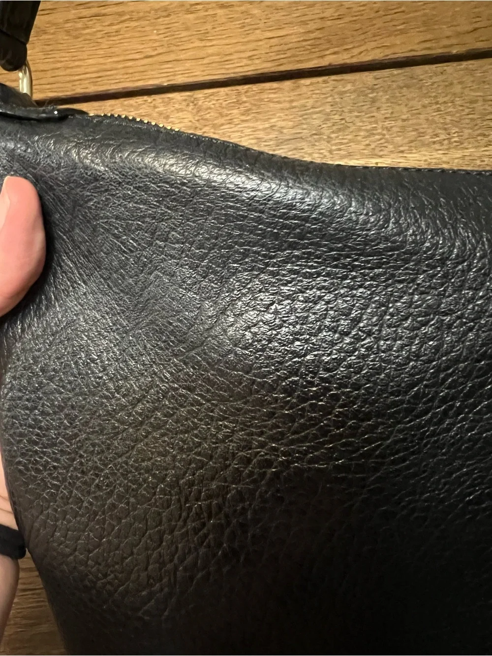 Kate Spade Prospect Place Kaia Hobo Black Pebbled Leather Shoulder Bag Purse